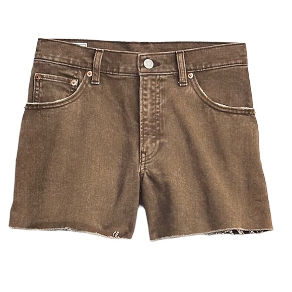 NWT GAP (30) Low Stride Shorts with Washwell - Expresso Brown - Picture 4 of 11